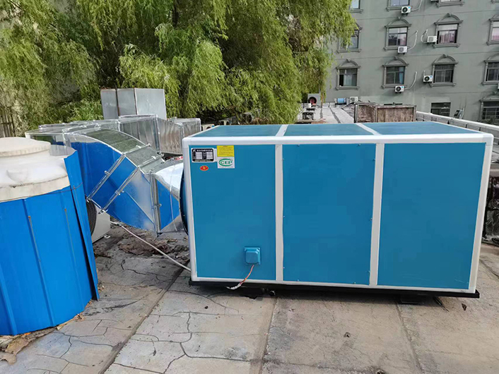 国茂机电YJ-Z 型组合式高效低噪声油烟净化机组有哪些优势？