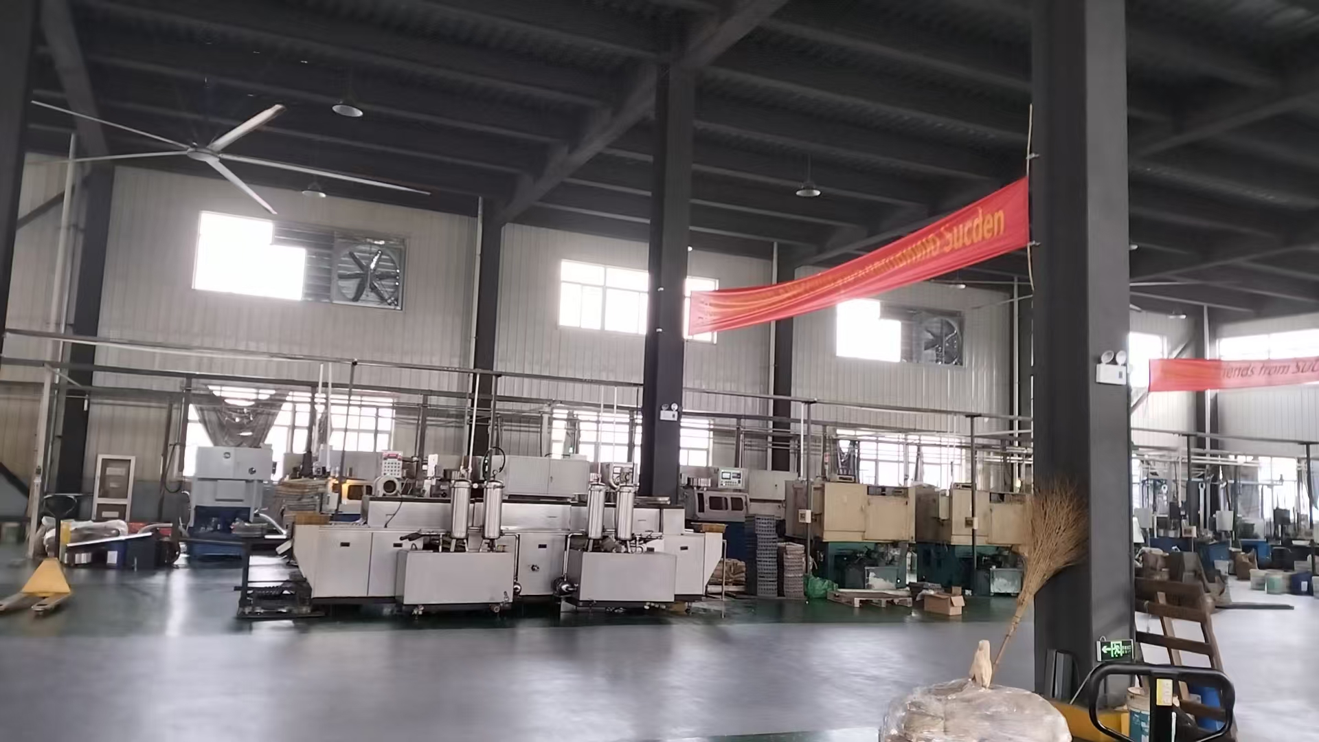 合肥蓝海轴承车间负压风机项目