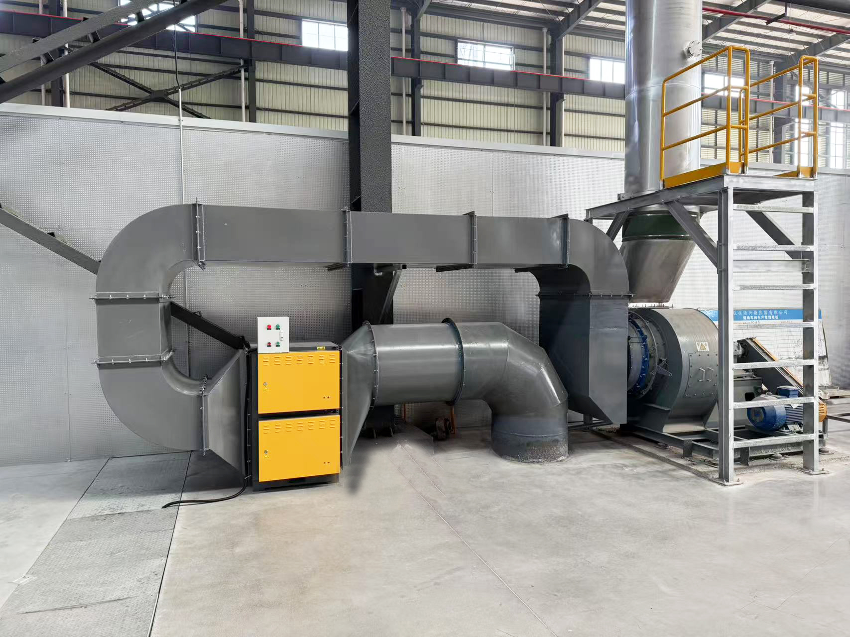 江苏一工厂油烟净化项目